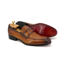 Load image into Gallery viewer, Mocassino Intrecciato con Bendina