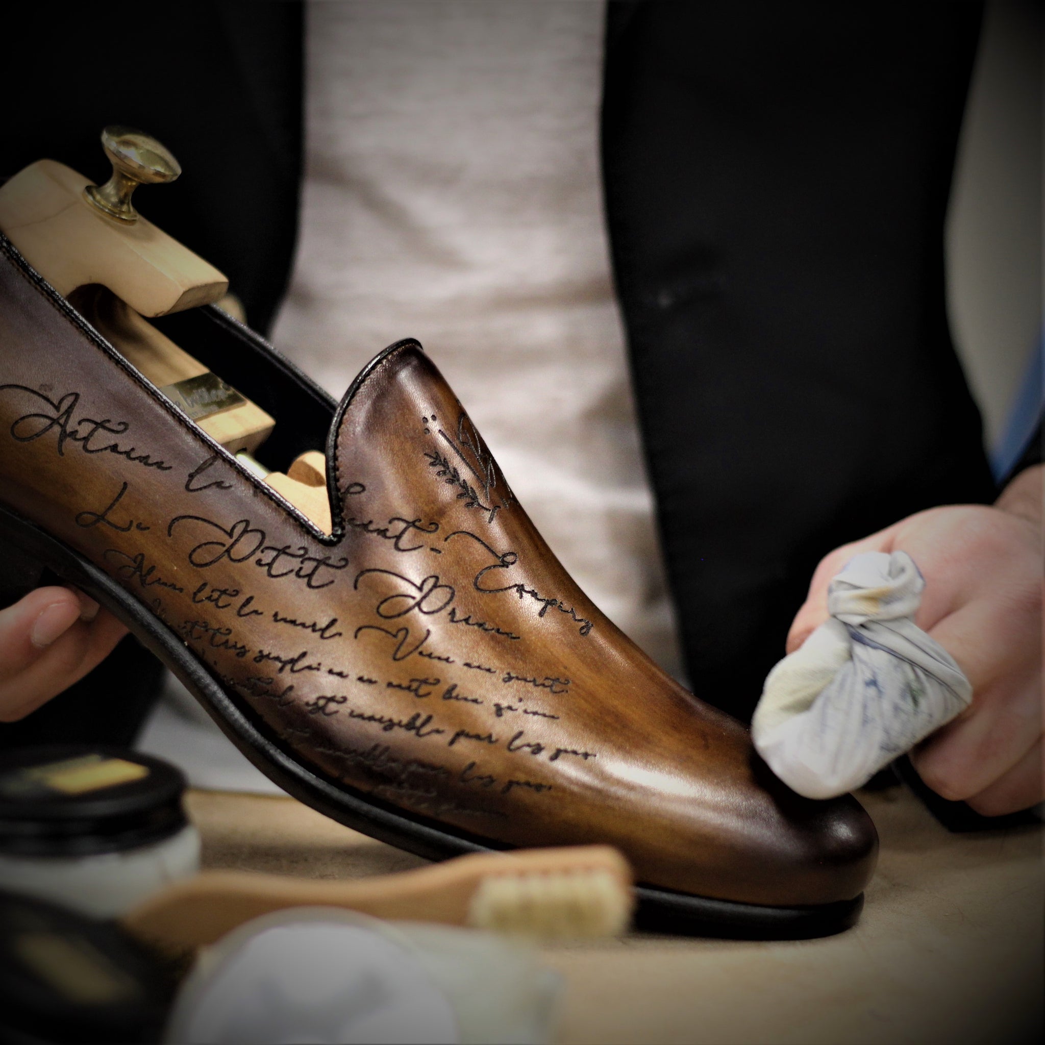 Chaussures Homme Vintage Faites à La Main En Italie – Tailles 44.5 Et 45, Marron, Neuves Avec Boîte