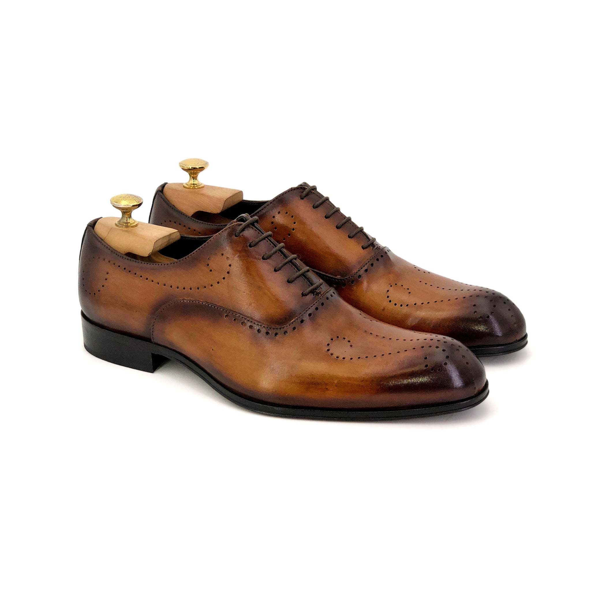 Profession Le  Bottier Depuis 1965 Brown Shoes all Leather buckles  EU 43 US 10 Le Bottier Brown Mens Italian Leather Oxford Dress Shoes  main image 4